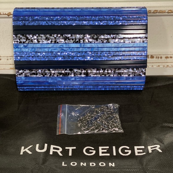 NWT KURT GEIGER LONDON
Stripe Envelope Clutch - Picture 4 of 12